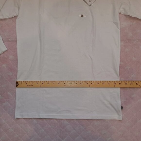 Vans The General Long Sleeve White Shirt Men’s Medium NWT - VN0ACJWHT - Picture 5 of 14
